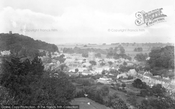 Photo of Dunster, From Grabhurst 1931