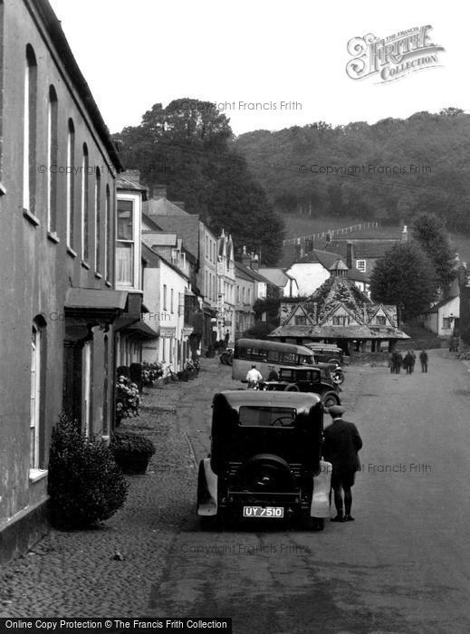 Photo of Dunster, High Street 1931