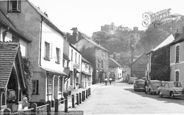 Photo of Dunster, High Street And Castle c.1960