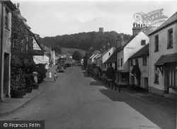 High Street And Conygar Tower 1938, Dunster