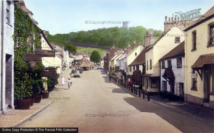 Photo of Dunster, High Street And Conygar Tower 1938