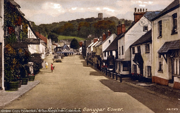 Photo of Dunster, High Street And Conygar Tower 1938
