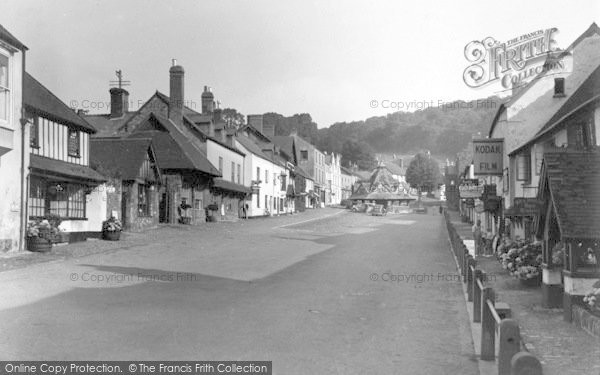 Photo of Dunster, High Street And Yarn Market 1940