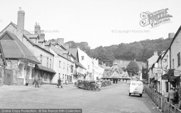 Photo of Dunster, High Street c.1955