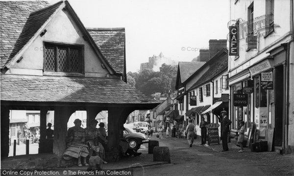 Photo of Dunster, High Street c.1955
