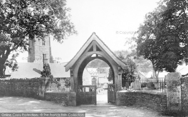 Photo of Dunster, Lych Gate And Church 1903