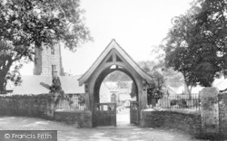 Lych Gate And Church 1903, Dunster