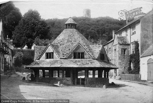 Photo of Dunster, Market House 1890