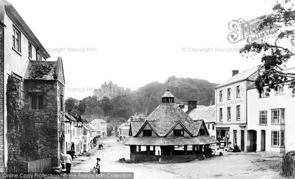 Photo of Dunster, Market House And Castle 1888