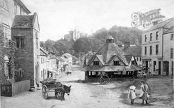 Market House And Castle 1890, Dunster