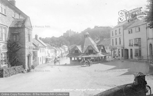 Photo of Dunster, Market Place 1900