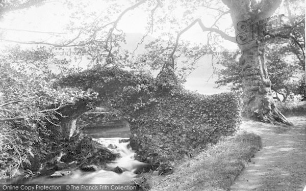 Photo of Dunster, Mill Bridge And Waterfall 1919