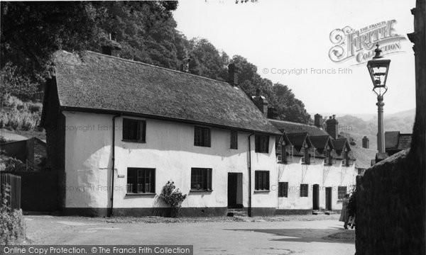 Photo of Dunster, Old Cottage c.1955
