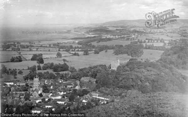 Photo of Dunster, Panorama From Grabbist c.1938