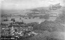 Panorama From Grabbist c.1938, Dunster