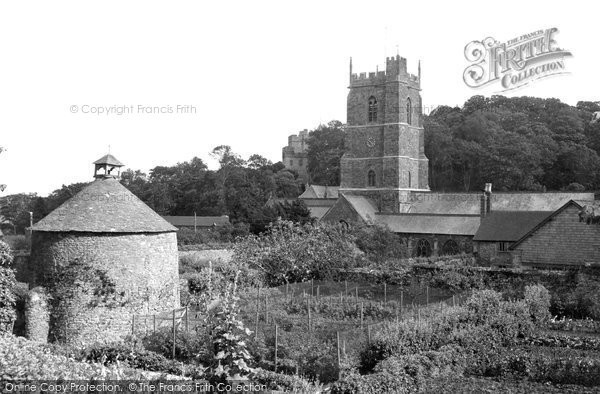 Photo of Dunster, Priory Gardens And Church c.1938