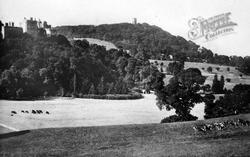 The Castle From Deer Park c.1910, Dunster