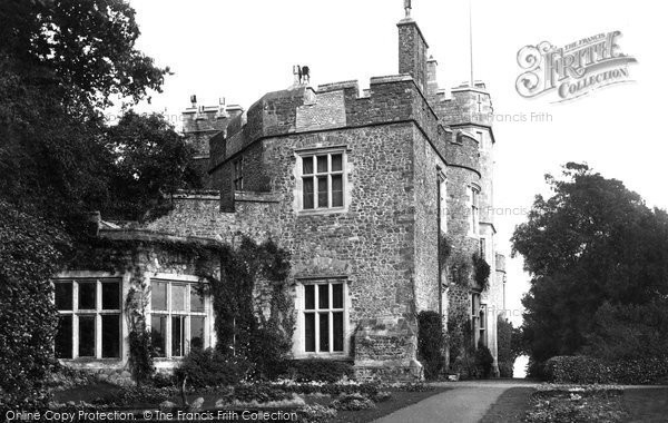 Photo of Dunster, The Castle Garden Front 1888