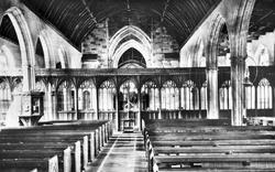 The Church Interior c.1910, Dunster