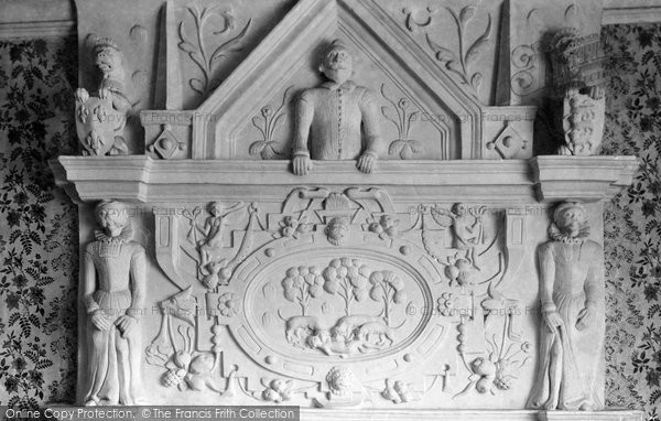 Photo of Dunster, The Luttrell Arms, A Mantelpiece 1888