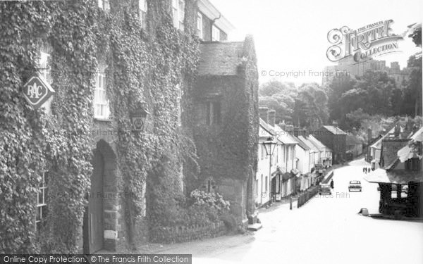 Photo of Dunster, The Luttrell Arms And Castle c.1965