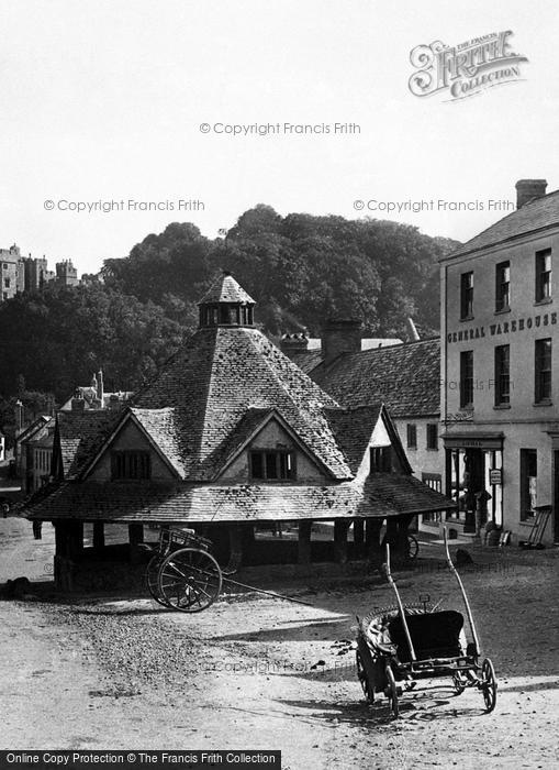 Photo of Dunster, The Market House 1890