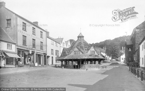 Photo of Dunster, The Yarn Market 1938