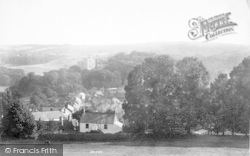 View From Conygar Tower 1903, Dunster