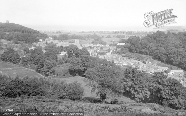 Photo of Dunster, View From The Castle 1890