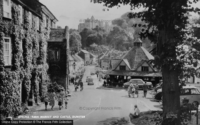 Photo of Dunster, Yarn Market And Castle c.1960