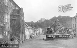 Yarn Market And High Street 1919, Dunster