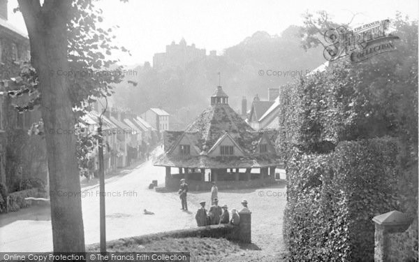 Photo of Dunster, Yarn Market And High Street 1919