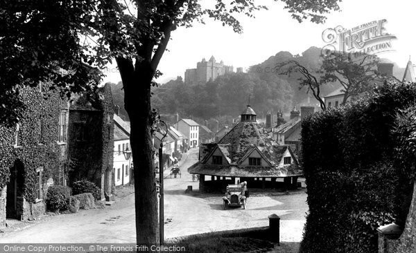 Photo of Dunster, Yarn Market And High Street 1919