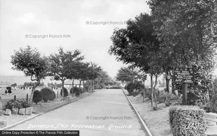 Photo of Dunston, The Recreation Ground c.1955