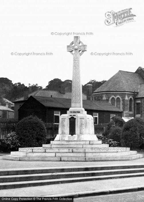 Photo of Dunston, The War Memorial c.1955