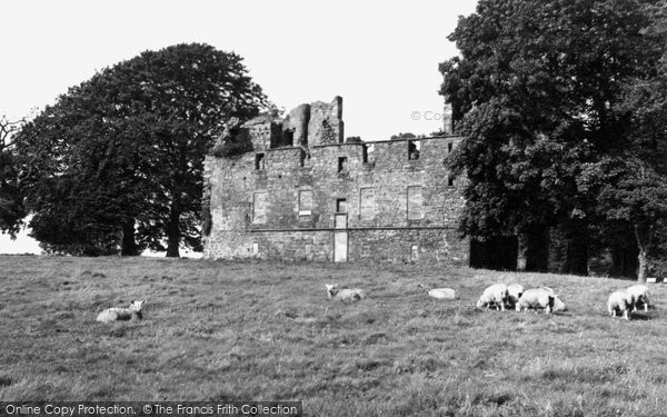 Photo of Duntarvie Castle, 1954