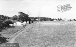 Dunwich Cliff Caravan Site c.1960, Dunwich