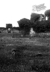 Man Lying In The Grass, Priory Ruins 1891, Dunwich