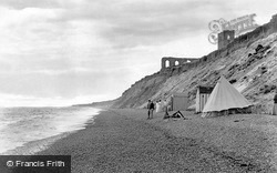 The Beach And Church Ruins 1909, Dunwich