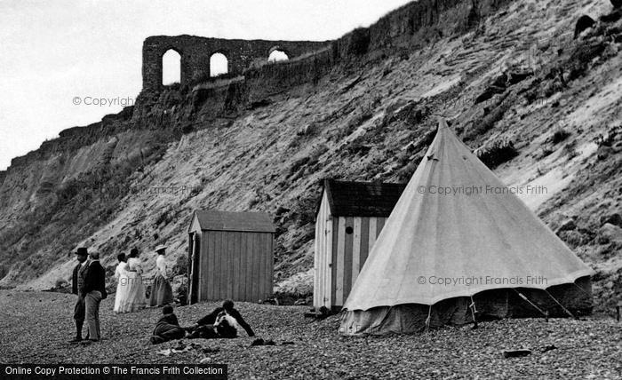 Photo of Dunwich, The Beach And Church Ruins 1909