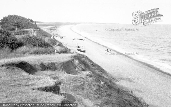 Photo of Dunwich, The Beach And Cliffs c.1960