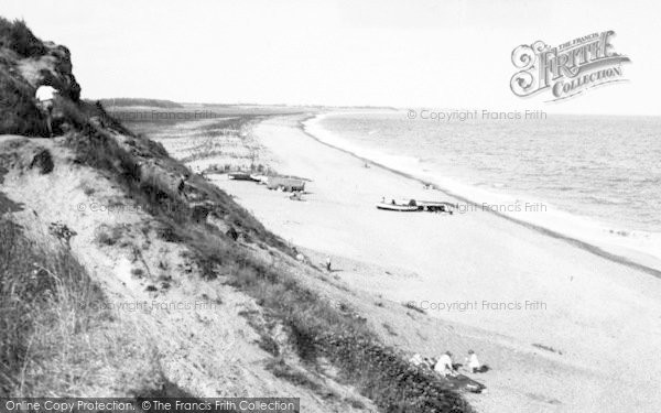Photo of Dunwich, The Beach And Cliffs c.1960