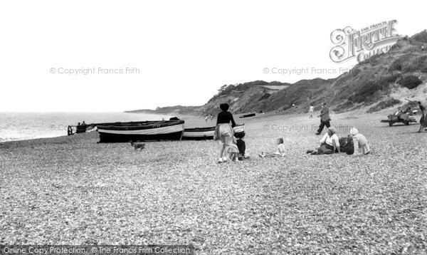 Photo of Dunwich, The Beach c.1955
