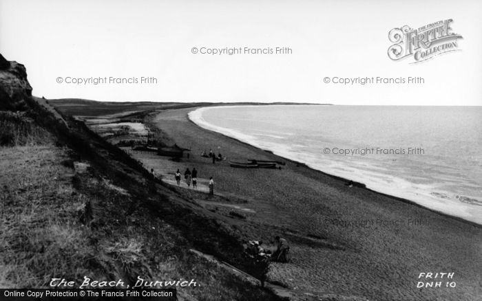 Photo of Dunwich, The Beach c.1955