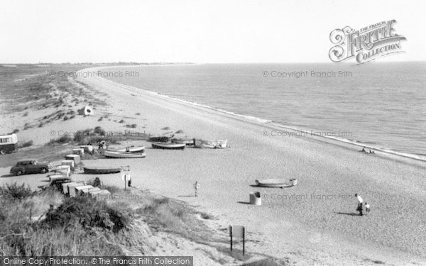 Photo of Dunwich, The Beach c.1960