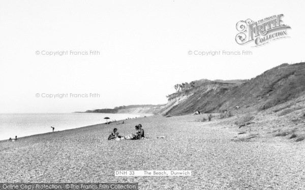 Photo of Dunwich, The Beach c.1960
