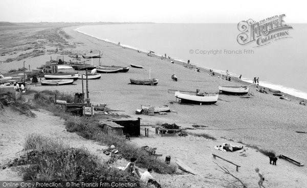 Photo of Dunwich, The Beach c.1960