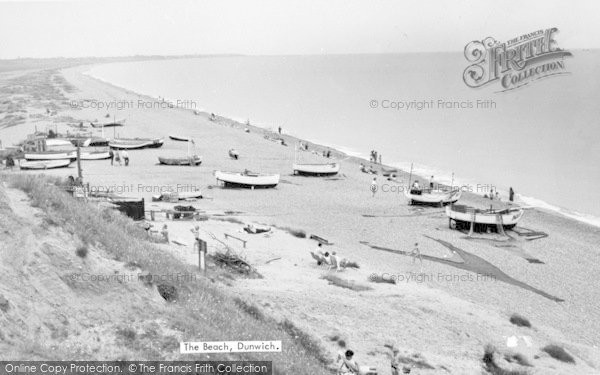 Photo of Dunwich, The Beach c.1965