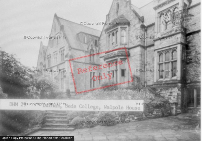 Photo of Durham, Bede College, Walpole House c.1955