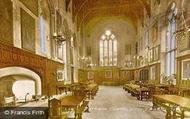 Castle, Dining Hall 1921, Durham